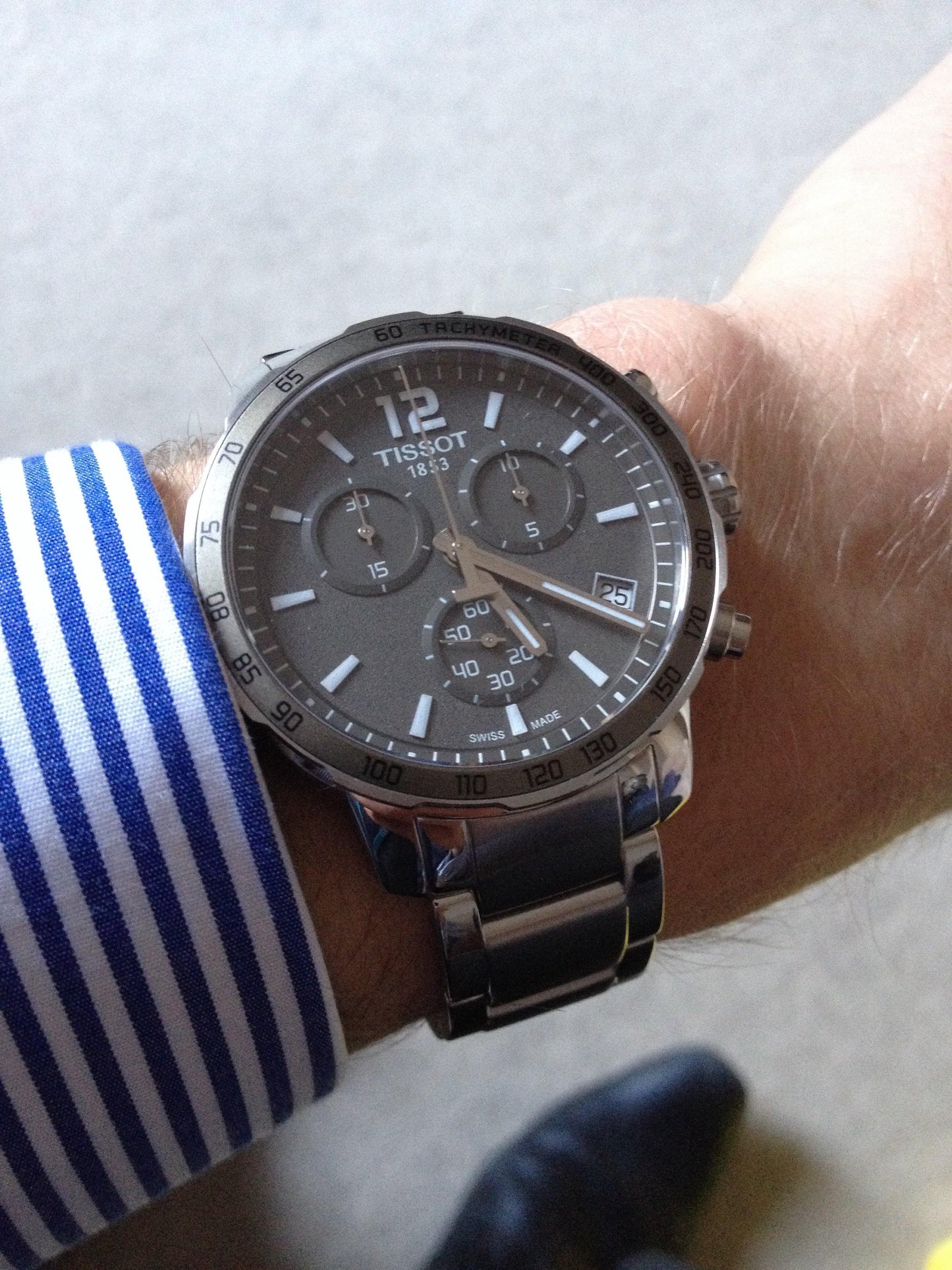 Tissot Swiss Made T-Sport Quickster Chronograph Men's Stainless Steel Watch T0954171106700 - Diligence1International