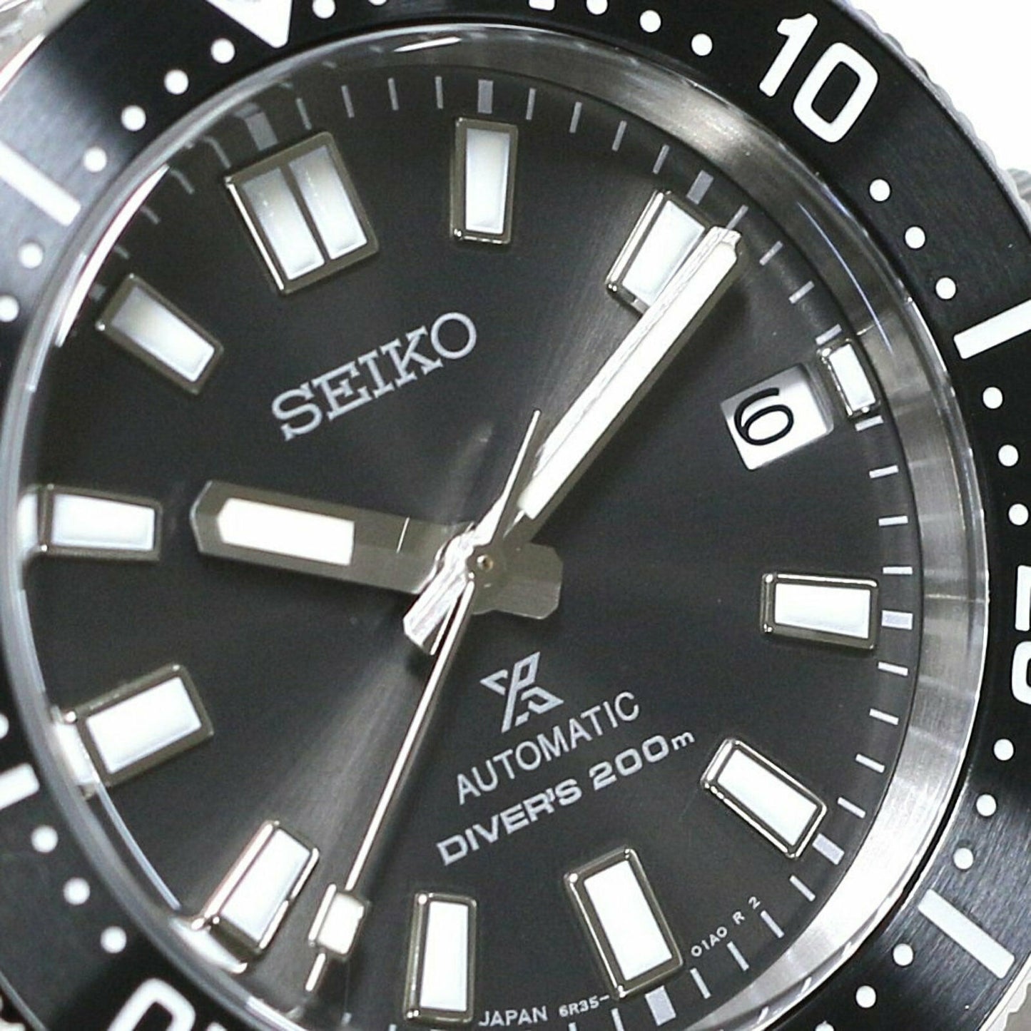 Seiko Japan Made Gen 2 62MAS Prospex Diver's Gray Dial Men's Stainless Steel Watch SPB143J1