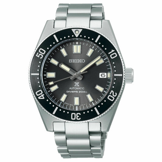 Seiko Japan Made Gen 2 62MAS Prospex Diver's Gray Dial Men's Stainless Steel Watch SPB143J1