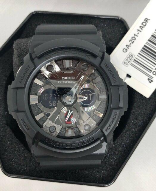 Casio G-Shock Standard Anadigi Black x Metallic Grey Accents Watch GA201-1ADR - Diligence1International