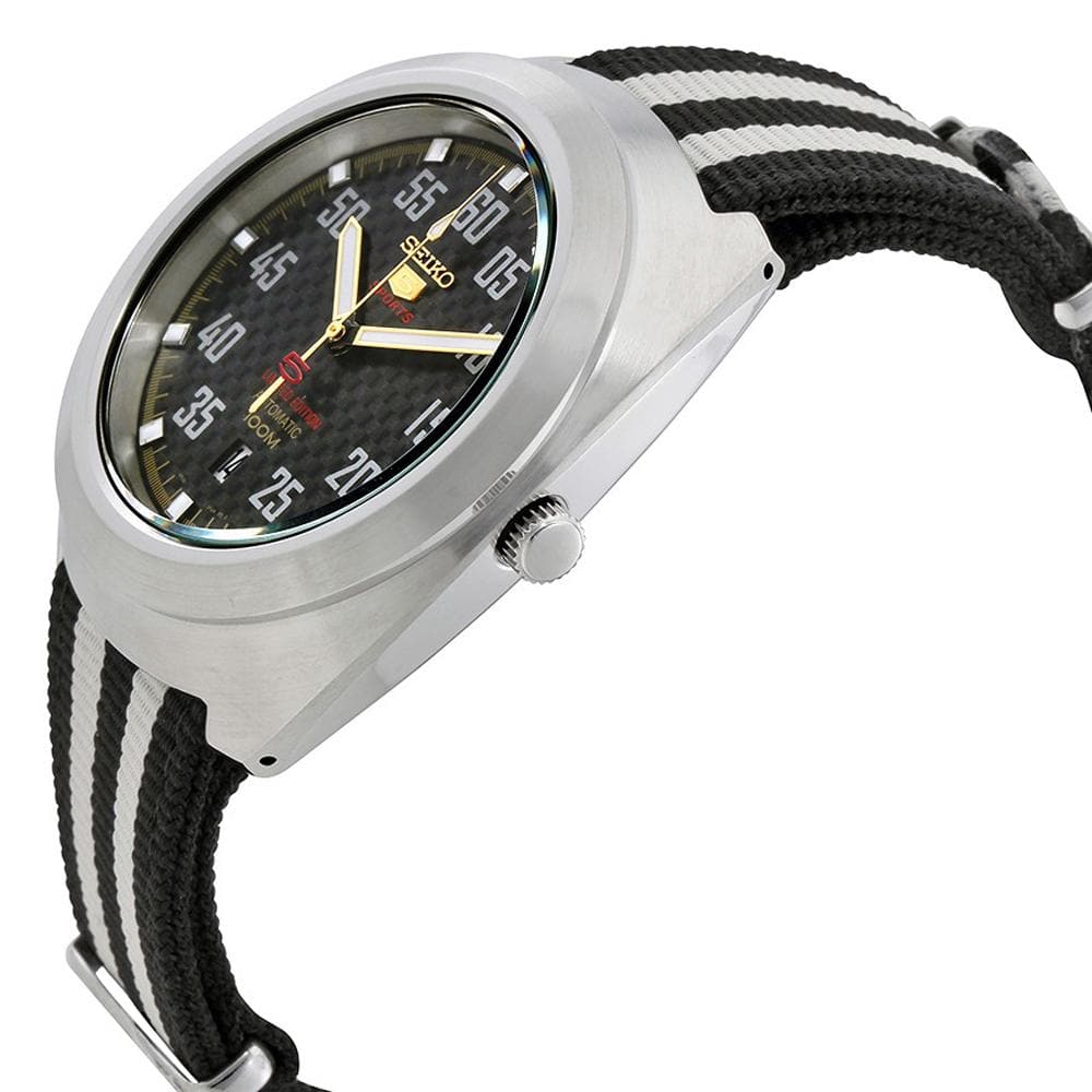 Seiko 5 Sports Carbon Fiber Dial Limited Edition Helmet Turtle Watch SRPA93K1 - Diligence1International