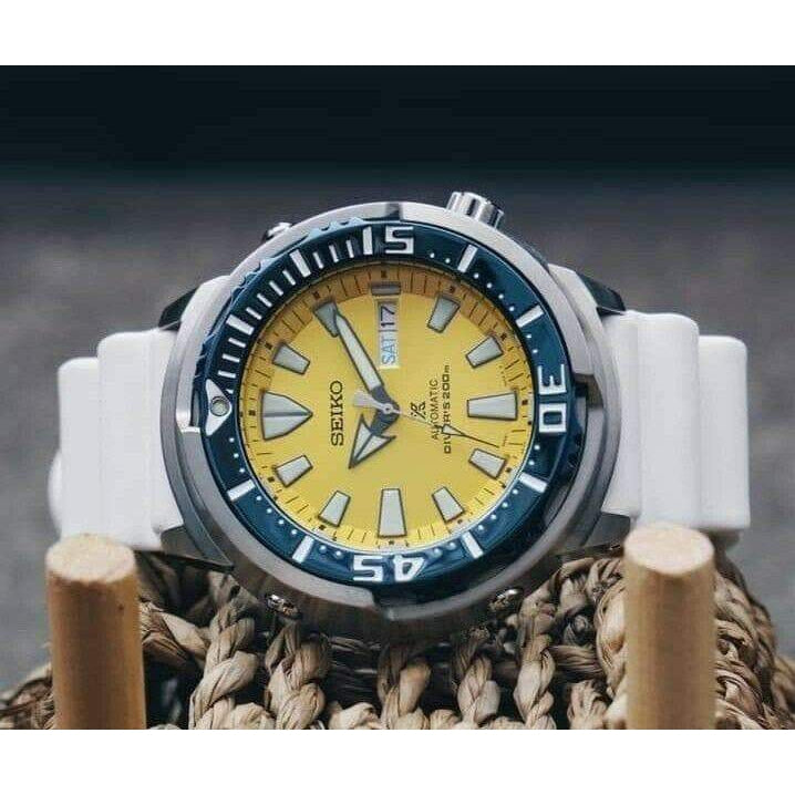 Seiko Limited Edition Blue Butterflyfish Baby Tuna Rubber Strap