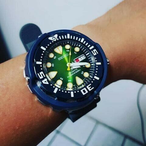 Seiko Limited Edition Thai Market Green Sea Turtle Tuna SRPA99K1