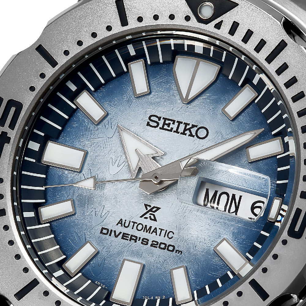 Seiko SE Antartica Monster Gen 4 Diver's 200M Men's Stainless Steel Watch SRPG57K1