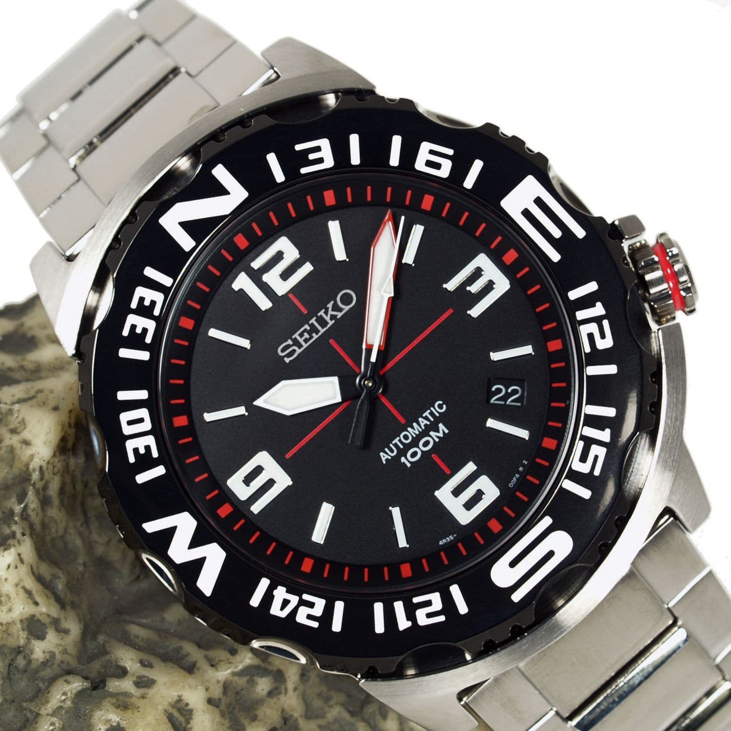 Seiko Field Monster Automatic 100M Men's Stainless Strap Watch SRP445K1 - Diligence1International