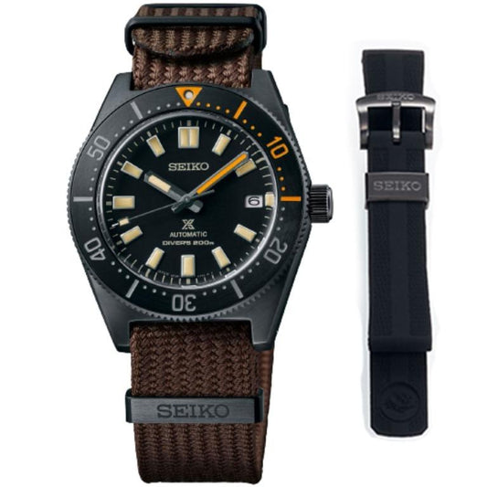 Seiko Japan Made 62MAS Prospex Diver's Black Series Limited Edition Men's Seichu Strap Watch SPB253J1