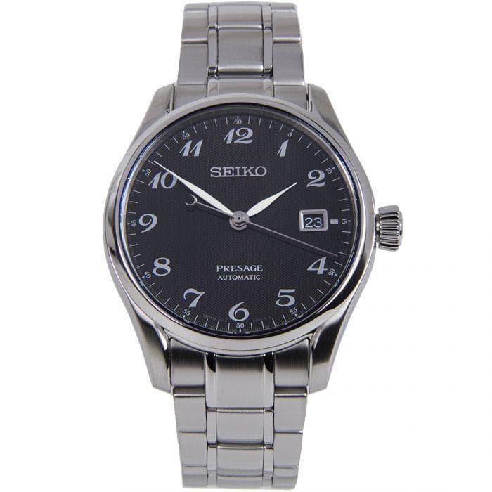 Seiko JAPAN Made Presage Karesansui Black Men's Stainless Steel Watch SPB065J1 - Diligence1International