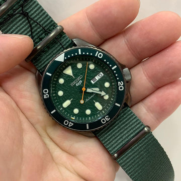 Seiko 5 Sports 100M Automatic Men s Watch Avocado All Green