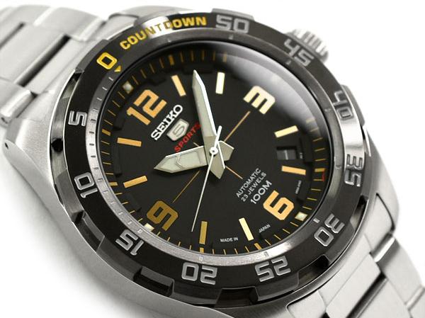 Seiko 5 Sports JAPAN Made 100M Automatic Men's Watch Black Dial SRPB83J1 - Diligence1International