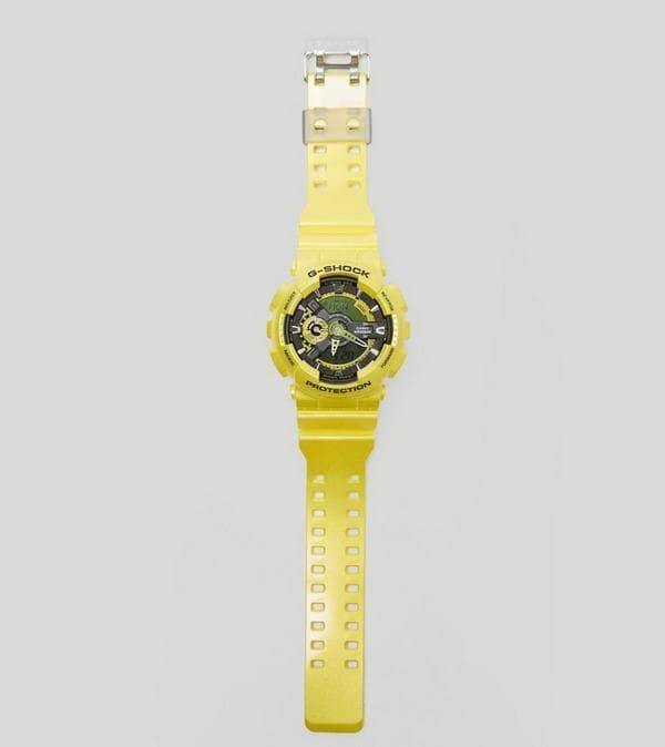 Casio G-Shock GA110 Neo Metallic Series Anadigi Standard Color Yellow Watch GA110NM-9ADR - Diligence1International