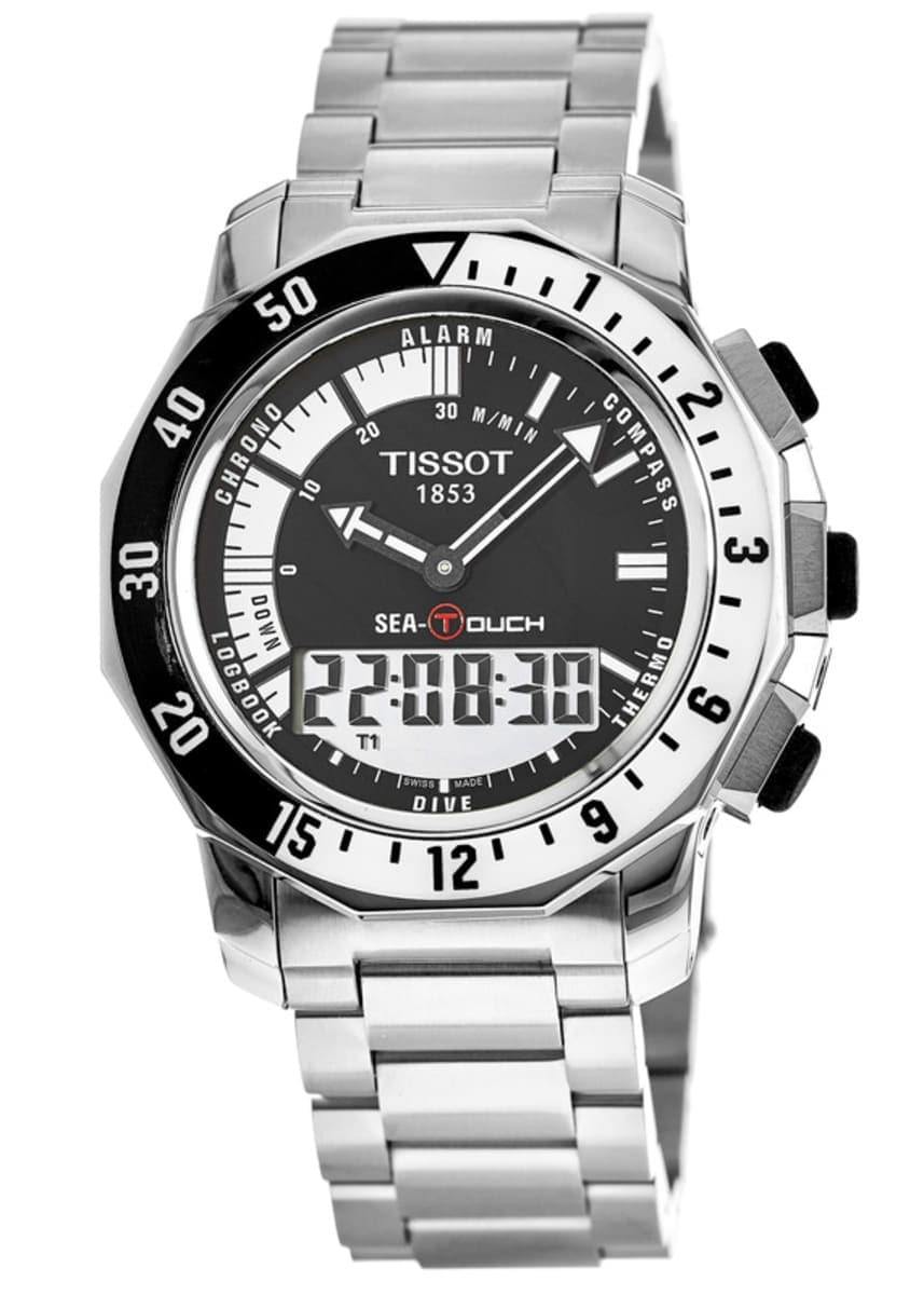 Tissot Swiss Made Sea-Touch Anadigi Men's Stainless Steel Watch T026.420.11.051.00 - Diligence1International