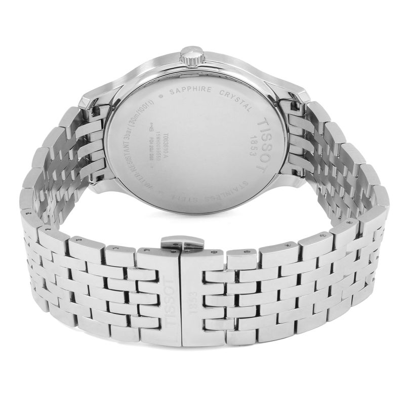 Tissot Swiss Made T-Classic Silver Tradition Stainless Steel Men's Watch T0636101103800 - Diligence1International