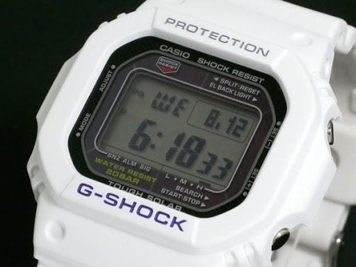 Casio G-Shock Tough Solar Digital Snow Warrior White x Black Accents Watch G5600A-7DR - Diligence1International
