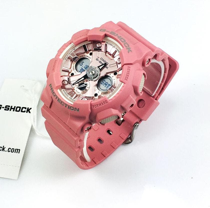 Casio G-Shock Sneaker S Series Anadigi Pastel Pink Ladies' Watch GMAS120DP-4ADR - Diligence1International